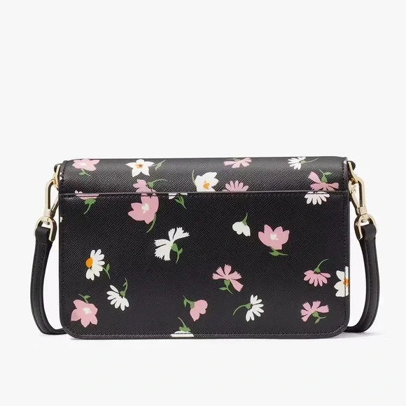 Kate Spade Madison Floral Waltz Small Flap Crossbody
Black Multi 
NWT - Picture 5 of 16